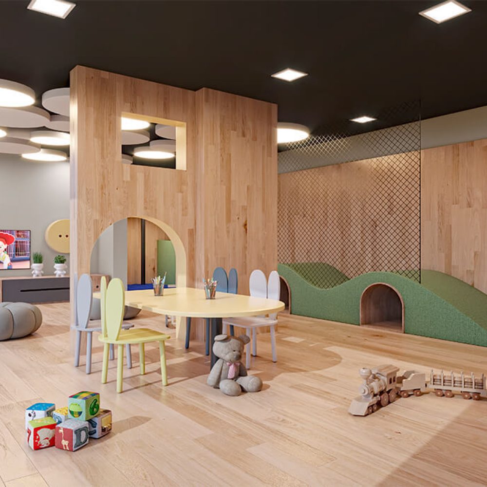 • Ambiente projetado por decoradora conceituada, DP BARROS; • Ambiente entregue equipado e decorado; • Ambiente integrado ao playground externo; • Previsão para instalação de ar condicionado;